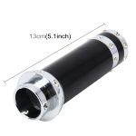 Universal Aluminium Silber Schwarz Dekorstreifen Handbremshebel Handbremsdeckel Griffe Handbremse Schutzdeckel – Bild 3