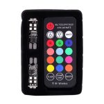 2 PCS W5W 194 T10 Mehrfarben 10 SMD 3535 LED Auto-Begrenzungsleuchte Markierungsleuchte mit Fernbedienung, DC 12V – Bild 7