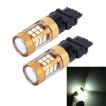 2 Stück 3156 15 W 1300 lm 6500 K 28 SMD-3030 LED-Auto-Bremslichter, Blinker, DC 12 V, 3156