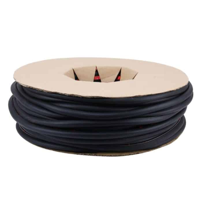 Großer D-förmiger Dichtungsstreifen zur Geräuschreduzierung mit Aufkleber, Länge: 100 m – Bild 2