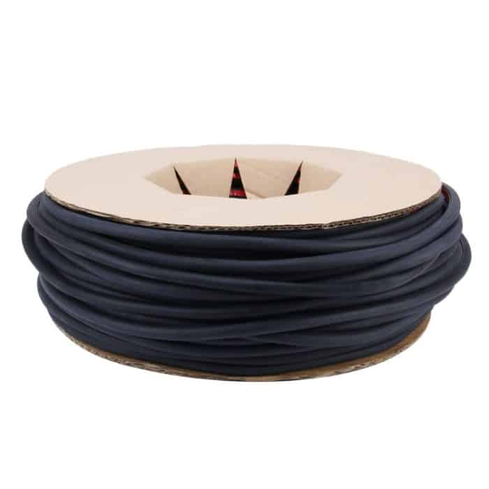 Kleiner D-förmiger Dichtungsstreifen zur Geräuschreduzierung mit Aufkleber, Länge: 100 m – Bild 2