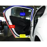 Kleiner D-förmiger Dichtungsstreifen zur Geräuschreduzierung mit Aufkleber, Länge: 100 m – Bild 5