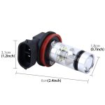2 Stück H8/H11 10 W 500 lm 6000 K 20SMD-2835 LEDs Auto-Nebelscheinwerfer, DC 12 V, H8/H11 10W – Bild 5