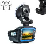 HD 720P 2,4-Zoll-Videokamera-Rekorder DVR + Radarwarner, SQ-Programm, Unterstützung G-Sensor / Nachtsicht