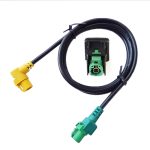Autonavigation RCD510 + 310 + USB-Adapterschalter Stecker + Kabelhärte für Volkswagen Golf 6 / Scirocco / Sagitar / New Bora NAV231 / 268MF – Bild 4