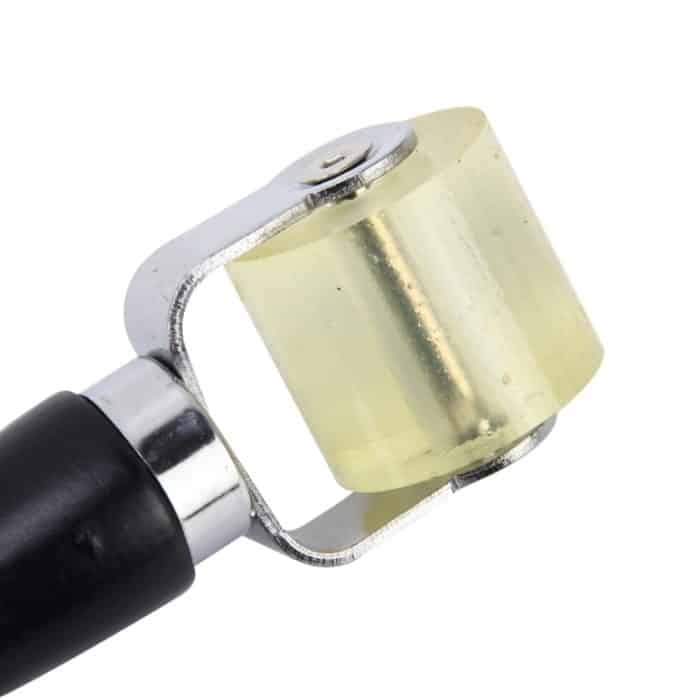 Auto Auto Karosserie Oberfläche Fensterfolie Gelb Gummi Roller Scraper Sticker Tool Schwarz mit schwarzem Gummi Griff (Small Size) – Bild 4