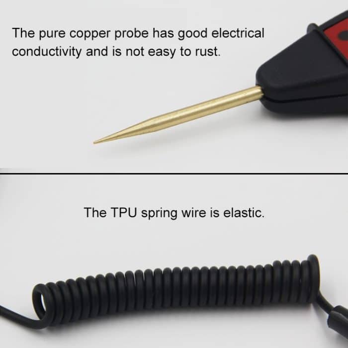 Auto 2 in 1 Digitalanzeige Diagnosewerkzeug Spannungsprüfkreis Schaltung erkennen – Bild 4