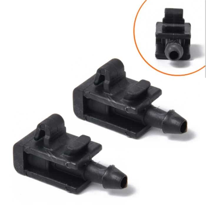 2 PCS Scheibenwischer Scheibenwischer Jet Wassersprühdüsenschnalle 8200082347 für 2005-2007 Renault Megana 2 – Bild 1