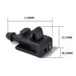 2 PCS Scheibenwischer Scheibenwischer Jet Wassersprühdüsenschnalle 8200082347 für 2005-2007 Renault Megana 2 – Bild 4