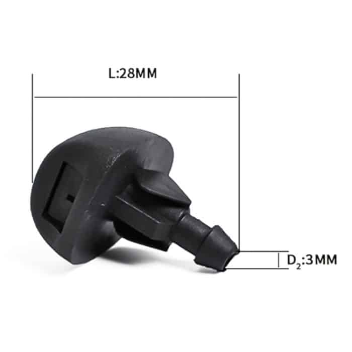 2 PCS Scheibenwaschanlage Wischstrahl-Wassersprühdüse 6438V8 für 1993-2007 Peugeot 207/306/307 – Bild 4