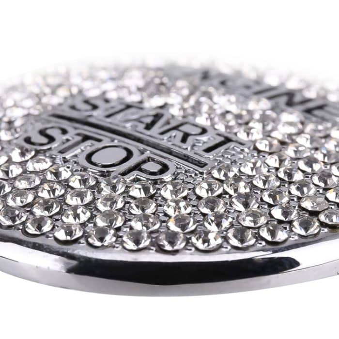 Starttaste für Automotor Druckknopfabdeckung Verkleidung Aufkleber Dekoration für Mercedes-Benz – Bild 4