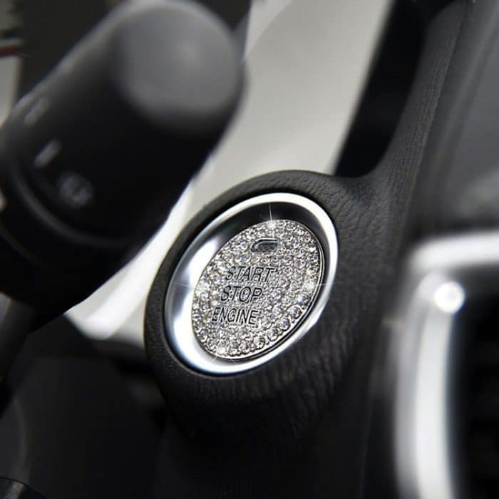 Auto Motor Startschlüssel Druckknopf Abdeckung Trim Aufkleber Dekoration für Mazda – Bild 10