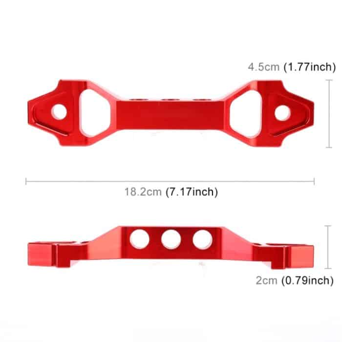 Universal-Kfz-Batteriespannklammer aus Edelstahl mit kurzem Bogen, Größe: 18,2 x 4,5 x 2 cm, 18.2 x 4.5 x 2cm (Red), 18.2 x 4.5 x 2cm (Blue) – Bild 4