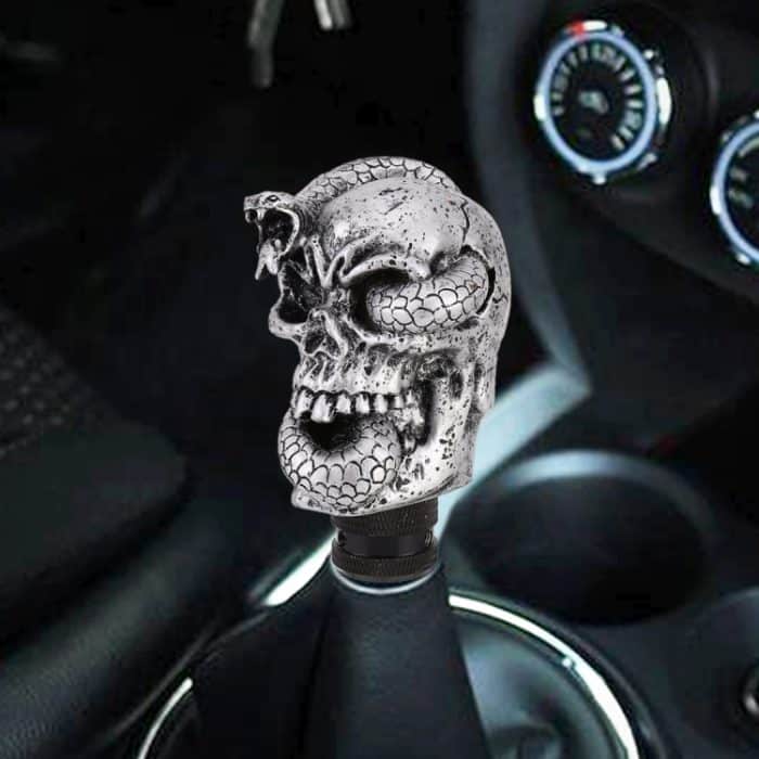 CMS6158.jpg LX Tandy Creative Universal Auto Snake Ghost Shaped Shifter Abdeckung Handbuch Automatischer Schaltknauf – Bild 1