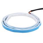 1,2 m Auto Auto wasserdichtes universelles vierfarbiges Rücklicht mit Rücklicht, Rücklichtregler, eisblaues Licht, Rücklicht, Rücklicht mit rotem Licht, Bremslicht mit rotem Licht, Blinker mit gelbem Licht, LED-Lampenstreifen-Heckdekoration – Bild 2