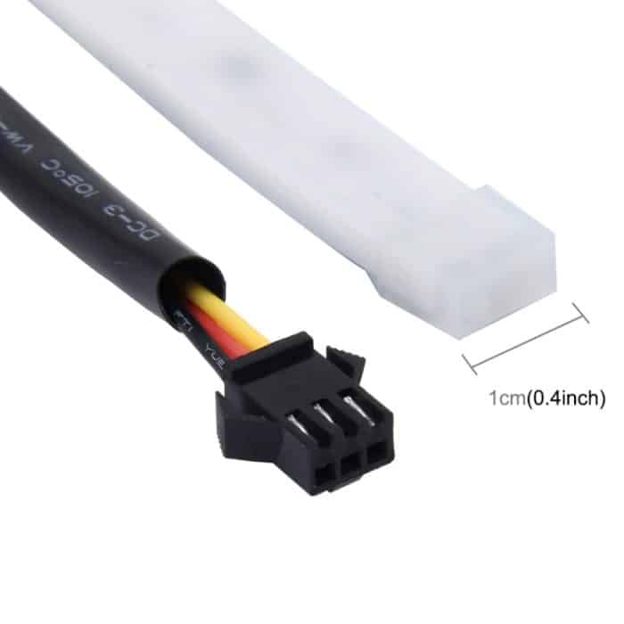 1,2 m Auto Auto wasserdichtes universelles vierfarbiges Rücklicht mit Rücklicht, Rücklichtregler, eisblaues Licht, Rücklicht, Rücklicht mit rotem Licht, Bremslicht mit rotem Licht, Blinker mit gelbem Licht, LED-Lampenstreifen-Heckdekoration – Bild 3