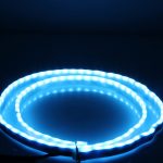 1,2 m Auto Auto wasserdichtes universelles vierfarbiges Rücklicht mit Rücklicht, Rücklichtregler, eisblaues Licht, Rücklicht, Rücklicht mit rotem Licht, Bremslicht mit rotem Licht, Blinker mit gelbem Licht, LED-Lampenstreifen-Heckdekoration – Bild 6