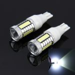 2 Stück T15 10 W 650 LM 6000 K Auto-Bremslicht, Umrissleuchte, Rückfahrleuchte mit 1 CREE-Lampe und 32 SMD-4014-LED-Lampen, DC 12 V, T15
