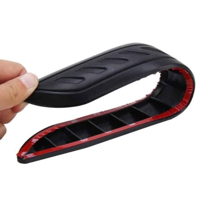 2 Stück Universal-Auto-Auto-Gummi-Karosserie-Stoßstangenschutz-Schutzstreifen-Aufkleber – Bild 4