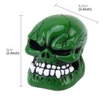 Universeller manueller oder automatischer ABS-Schaltknauf in Totenkopfform mit drei Gummiabdeckungen, passend für alle Autos, Skull Head Shape 1, Skull Head Shape 2, Skull Head Shape 3 – Bild 2