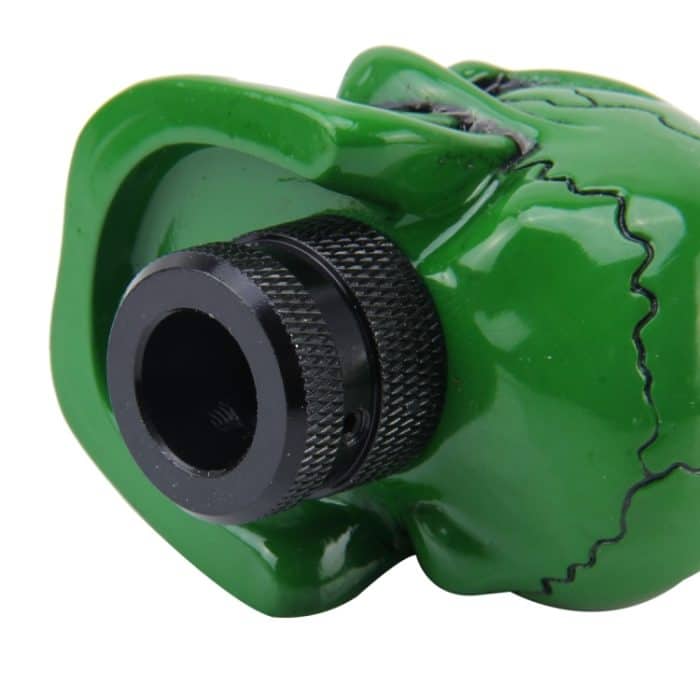 Universeller manueller oder automatischer ABS-Schaltknauf in Totenkopfform mit drei Gummiabdeckungen, passend für alle Autos, Skull Head Shape 1, Skull Head Shape 2, Skull Head Shape 3 – Bild 4