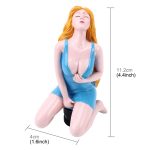 Universal Sexy Beauty Shape ABS manueller oder automatischer Schaltknauf mit drei Gummiabdeckungen, passend für alle Autos, Sexy Beauty Shape 3, Sexy Beauty Shape 4, Sexy Beauty Shape 1, Sexy Beauty Shape 2 – Bild 2