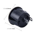 10 PCS Car Auto Universal DIY 2-polige runde Kappe AUS-EIN Druckknopf – Bild 3