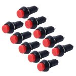 10 PCS Car Auto Universal DIY 2-polige runde Kappe AUS-EIN Druckknopf – Bild 2