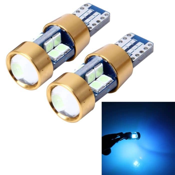 2 Stück T10 3 W fehlerfreie Kfz-Umrissleuchte mit 19 SMD-3030-LED-Lampen, DC 12 V, 19 SMD-3030 LEDs – Bild 1