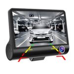 4,0-Zoll-IPS-Bildschirm 5,0 Megapixel 170 Grad Weitwinkel Full HD 1080P 3-Kanal-Video-Auto-DVR, Unterstützung für Nachtsicht-Fülllicht / Umkehrvisualisierung / TF-Karte (max. 32 GB) / G-Sensor / Bewegungserkennung – Bild 5
