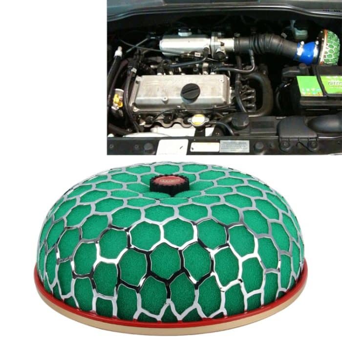 CMS6605.jpg HKS 76mm runder Pilz Super Power Auto Reiniger Luftfilter Durchflussaufnahme 3-lagiger Trockenfilter Super Stealth Frame Hochleistungsluftansaugluftstromfilter – Bild 1