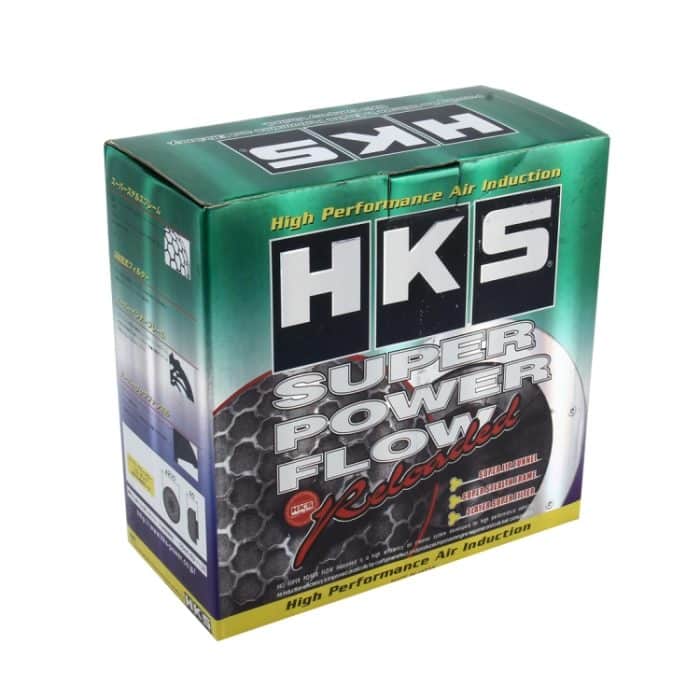 HKS 76mm runder Pilz Super Power Auto Reiniger Luftfilter Durchflussaufnahme 3-lagiger Trockenfilter Super Stealth Frame Hochleistungsluftansaugluftstromfilter – Bild 6