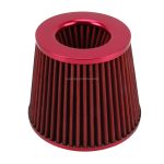 Universal Auto Luftfilter Mechaniker Kompressor Auto Auto Filter Kits Lufteinlass Kühlfilter, Größe: 14,5 * 15 cm (rot) (rot)
