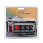 12V / 30A Kohlefaser-Rennwagen 12V LED-Zündschalttafel Motorstart-Drucktaste LED-Autoschalttafelhebel Multifunktions-Automatikzündschalter für Rennwagen – Bild 6
