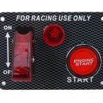 Auto Racing Schalter Abdeckung Kippschalter 12V 20A Panels Red Racing Zündschalter Panel Motorstart Multifunktion Automatischer Zündschalter für Rennwagen – Bild 4