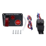 Auto Racing Schalter Abdeckung Kippschalter 12V 20A Panels Red Racing Zündschalter Panel Motorstart Multifunktion Automatischer Zündschalter für Rennwagen – Bild 5