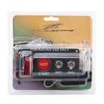 Rennwagen Zündschalter Panel Motorstart Druckknopf LED Racing Kippschalter 12V Carbon Fiber Panel Multifunktions-Zündautomat für Rennwagen – Bild 6