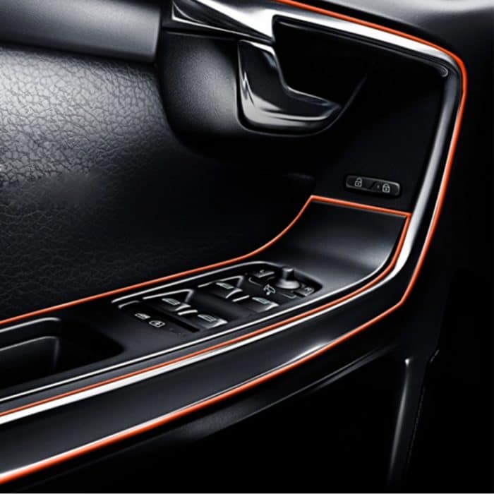 5 m flexible Zierleiste für DIY-Automobil-Innenraum-Zierleiste, dekorativer Linienstreifen mit Folienschaber – Bild 6