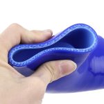 Universal Auto Dampfrohr Silikonrohr Krümmer 90 Grad Reduzierschlauch Silikon Ansauganschlussrohr Spezial Turbolader Silikonrohr, Innendurchmesser: 28mm – Bild 5