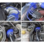 Universal Auto Dampfrohr Silikonrohr Krümmer 90 Grad Reduzierschlauch Silikon Ansauganschlussrohr Spezial Turbolader Silikonrohr, Innendurchmesser: 28mm – Bild 7