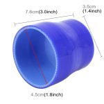 Universeller Autoluftfilterdurchmesser Ansaugrohr Konstanter gerader Rohrschlauchdurchmesser Variabler Schlauchanschluss Silikoneinlassanschlussrohr Turbolader Silikonrohr Gummi Silikonrohr, Innendurchmesser: 35-45 mm – Bild 6