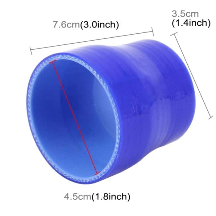 Universeller Autoluftfilterdurchmesser Ansaugrohr Konstanter gerader Rohrschlauchdurchmesser Variabler Schlauchanschluss Silikoneinlassanschlussrohr Turbolader Silikonrohr Gummi Silikonrohr, Innendurchmesser: 35-45 mm – Bild 6