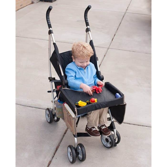 Kinderkonsole Kinderwagen Spielzeug Kinderwagen Veranstalter Baby Sicherheitsablage Tourist Malerhalter Wasserdicht Esstisch Auto Malerei Tablett – Bild 7