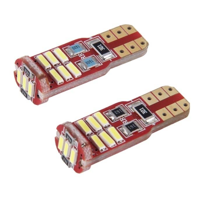 2PCS T10 2W 100LM 6000K 12 SMD-4014 LEDs Auto-Umrissleuchten Lampe, DC 12V, 12 SMD-4014 LEDs – Bild 2
