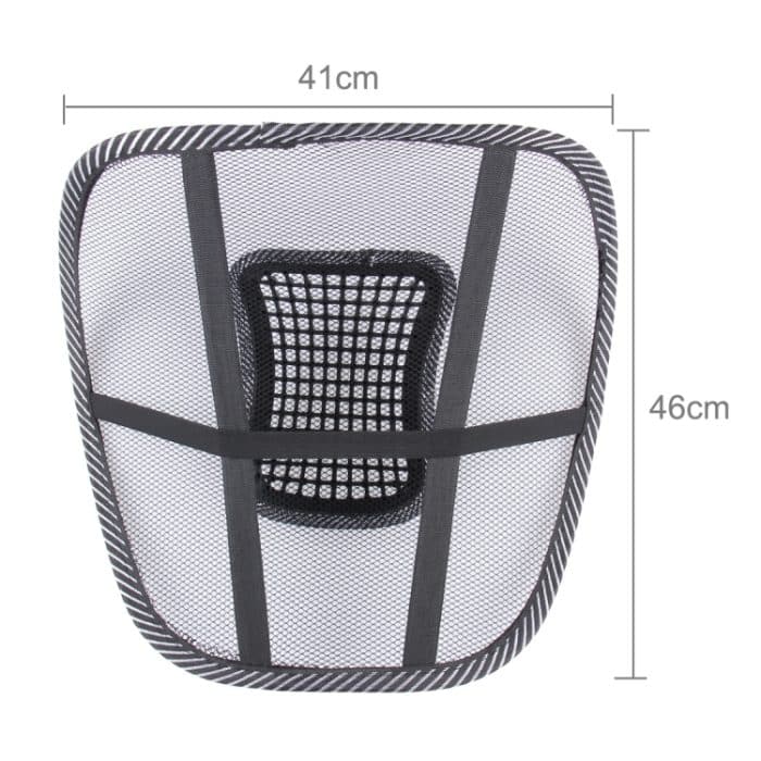 Auto Saison Universal Ice Milk Mesh Atmungsaktive Massage Taille Kissen Mat – Bild 3