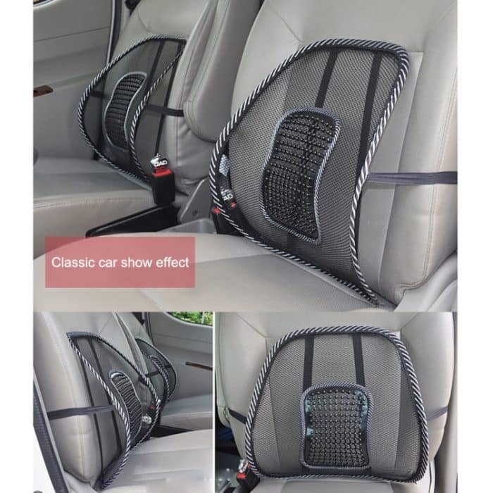 Auto Saison Universal Ice Milk Mesh Atmungsaktive Massage Taille Kissen Mat – Bild 5