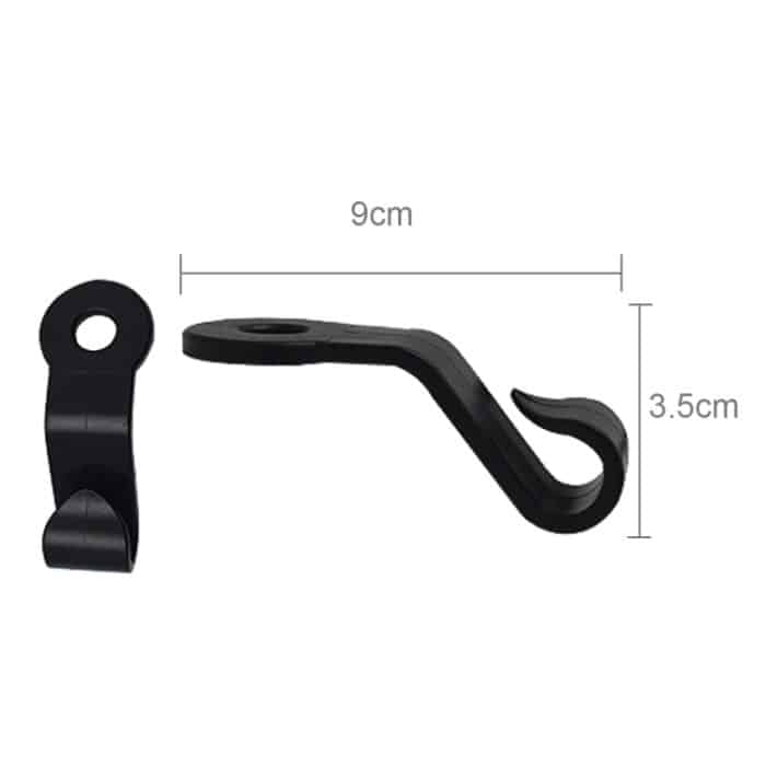 2 PCS 3R 1,5 kg Ladekapazität Auto-Rücksitz Praktischer Kleinigkeitenhaken zum Halten des Plastiktüten-Rucksacks – Bild 3