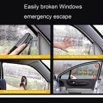 9 in 1 Digitaler Reifendruckmesser Multifunktions-Sicherheitshammer mit Schweizer Taschenmesser, Taschenlampe und roter Sicherheitsleuchte, Outdoor-Werkzeugsatz – Bild 11