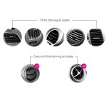 Große Augen Muster Schwerkraft Cartoon Air Vent Autohalterung Handyhalter, Big Eyes(Black), Big Eyes(Silver) – Bild 5