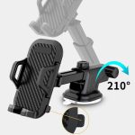 Multifunktionaler Fahrzeugnavigationsrahmen mit Saugnapf für die Kfz-Halterung, Suction Cup Mount Phone Holder (Black), Suction Cup  Mount Phone Holder (Blue) – Bild 5